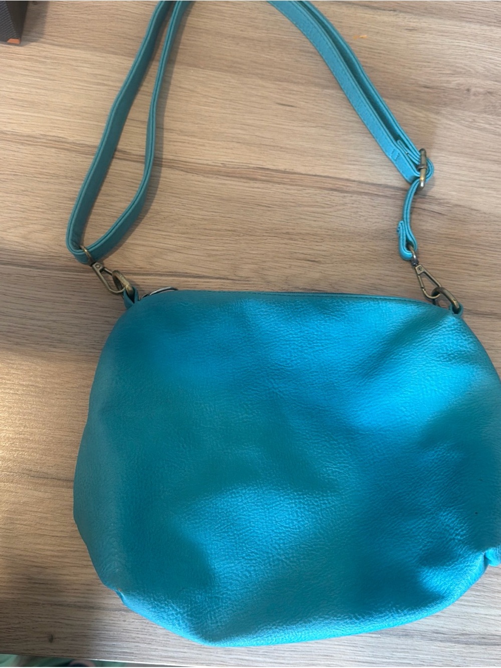 Joy Susan Turquoise Crossbody Bag